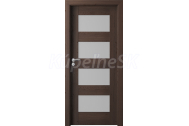 PORTA Doors Set BEZFALCOVÉ dvere VERTE PREMIUM A.4 skloMat,3Dfólia Dub Havana+zárubeň