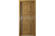 PORTA Doors Set BEZFALCOVÉ dvere VERTE PREMIUM B.0 Plné, 3Dfólia Agát Medový+zárubeň