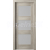 PORTA Doors Set BEZFALCOVÉ dvere VERTE PREMIUM B.3 skloMat, 3Dfólia Agát Striebor.+zárubeň
