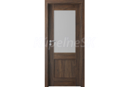 PORTA Doors Set BEZFALCOVÉ dvere VERTE PREMIUM C.1 skloMat, 3Dfólia Agát Medový+zárubeň