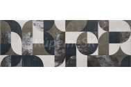 Tubadzin Grunge taupe dekor 32,8x89,8cm, lesk,rektifikovaný