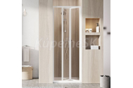 Ravak SDZ2-70 zalamovacie sprchové dvere 70x195 cm, white, Transparent + vešiak