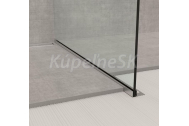 Glass Profile GPS1/SX/19 spád.prof.pre uchyt.skla,nerez satin 98cm,výš.19mm,na podlahu,Ľav