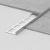 Glass Profile GPS3/SX/12 spádový profil ľavý nerez satin 98cm, 12,5mm, na podlahu