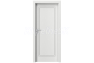 PORTA Doors SET rámové dvere VECTOR PREMIUM U Plné, Lak premium-Biela + zárubeň fólia