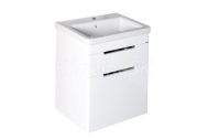 Sapho ELLA umývadlová skrinka 46,5x65x38,5cm, 2x zásuvka,biela (70052)