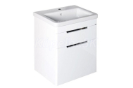 Sapho ELLA umývadlová skrinka 56,5x65x43cm, 2x zásuvka, biela (70062)