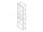 Sapho ELLA Skrinka vysoká 40x140x20cm, 1x dvierka, ľavá/pravá, biela (70126LP)