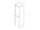 Sapho NIRONA skrinka vysoká 35x140x30cm, 2x dvierka, ľavá/pravá, biela (NR350)