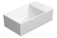 GSI KUBE X keramické umývadlo 40x23 cm, biela ExtraGlaze