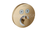 Hansgrohe Shower Select S,podomietkový termostat-ovládanie 2 spotrebiče, kef. bronz