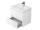 Cersanit CREA Skrinka umývadlová závesná 80x53x45cm, Biela lesk S924-004