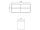 Cersanit CREA Skrinka umývadlová závesná 119,4x53,3x44,7cm, Biela lesk S931-001