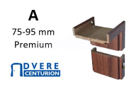 CENTURION obložková nastaviteľná zárubňa S8, 8cm, pre hrúbku steny A 75-95 mm, Premium