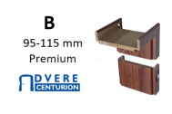 CENTURION obložková nastaviteľná zárubňa S8, 8cm, pre hrúbku steny B 95-115 mm, Premium