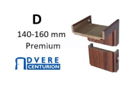 CENTURION obložková nastaviteľná zárubňa S8, 8cm, pre hrúbku steny D 140-160 mm, Premium