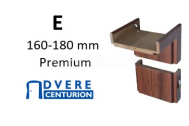 CENTURION obložková nastaviteľná zárubňa S8, 8cm, pre hrúbku steny E 160-180 mm, Premium