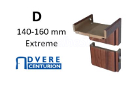 CENTURION obložková nastaviteľná zárubňa S8, pre hrúbku steny D 140-160 mm, Extreme