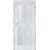 CENTURION dvere MARSALA vysokoodolná 3D polypropyl.fólia Extreme sklo biele mat, Platino