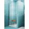 Ravak SMARTLINE SMSD2-110 B-L, 2-dielne sprchové dvere do niky, Bright alu,Transp + vešiak