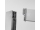 Mereo Sprchové dvere, LIMA, dvojkrídlové, lietacie, 110 cm, chróm ALU, sklo Číre