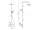 Cersanit CITY Sprchový stĺp s termostatickou batériou, Chróm S951-340