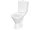 Cersanit CERSANIA II WC-Kombi SimpleOn, zadný odpad,3/6l+WC sedátko SC Duropl EO K11-2339