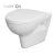 Cersanit PARVA WC misa závesná CleanOn 51,5x35cm, Biela Oválna + sed. SC Duropl K701-015