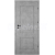 CENTURION Rámové dvere PROWANSIA, plné, fólia Extreme,dekor Beton, PW/P
