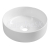 Sapho INFINITY ROUND keramické umývadlo na dosku, priemer 36x12 cm, biela