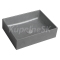 Sapho FORMIGO betonové umývadlo 47,5x14x36,5 cm, striebro