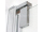 Roth HI2B2 80cm dvojkrídlové dvere do niky, profil Brillant, Číre sklo