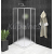 Gelco SIGMA SIMPLY štvorcová sprchová zástena 900x900 mm, rohový vstup, Brick sklo