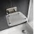 Ravak OVO-B II-CLEAR Sedátko do sprchy, sklopné,  hranaté + CLEANER čistič