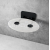 Ravak OVO-P II-CLEAR/BLACK Sedátko do sprchy, sklopné, oválne + CLEANER čistič