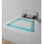 Ravak OVO-B II-BLUELINE Sedátko do sprchy, sklopné,  hranaté + CLEANER čistič