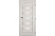 CENTURION Rámové dvere NAPOLI, sklo matné, fólia Premium,dekor Silver