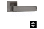 COBRA APHRODITE-S WC Kľučka dverová Titan s rozetou, WC zámok, kovová