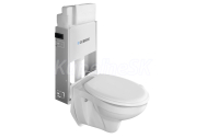 Aqualine WC SADA závesné WC Taurus s nádržkou a tlačidlom Geberit, pre zamurovanie
