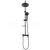 REA Luis sprchový stĺp s vaňovým výtokom sprchovo-vaňová batéria, čierna mat P7005
