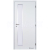 Doornite CPL-Premium laminátové ALU VERTIKA Biela Premium interiérové dvere, DTD