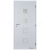 Doornite CPL-Premium laminátové QUADRA 2 SKLO Biela Premium interiérové dvere