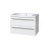 Mereo Bino, koupelnová skříňka s umyvadlem z litého mramoru 81 cm, biela