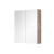 Mereo Aira, Ponte kúpeľňová galerka 60 cm, zrkadlová skrinka, dub Kronberg
