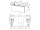 Mereo Mailo, kúpeľňová skrinka 81cm, biela, chróm madlo
