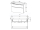 Mereo Mailo, kúpeľňová skrinka 101 cm, antracit, chróm madlo