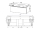 Mereo Mailo, kúpeľňová skrinka 101 cm, dub Riviera, chróm madlo