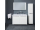 Mereo Mailo, kúpeľňová skrinka s umývadlom z liateho mramoru 121 cm, dub Riviera, chróm ma
