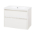Mereo Opto, kúpeľňová skrinka s umývadlom z liateho mramoru 81 cm, biela