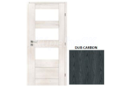 VOSTER set VICAR 20 rámové dvere presklené, V-Platinium Dub Carbon +Zárubňa